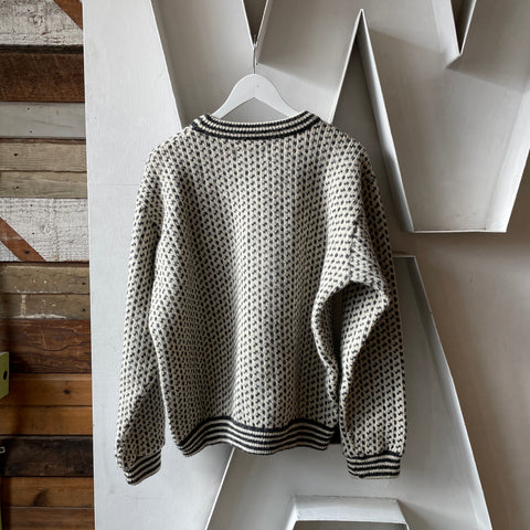 80's LL Bean Wool Sweater - XL