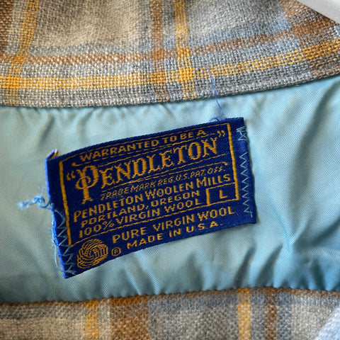 70’s Pendleton Loop Collar Button Up - Medium