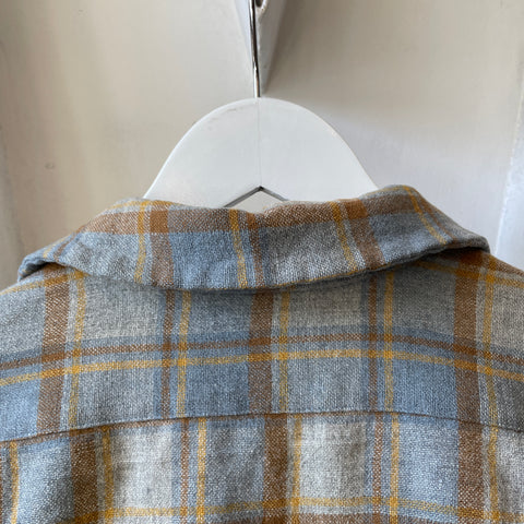 70’s Pendleton Loop Collar Button Up - Medium