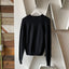 60’s Black Wool Cardigan - Medium