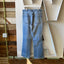 80's Plain Pockets Flared Denim - 32" x 34"