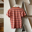 70’s Striped Henley Tee - Small