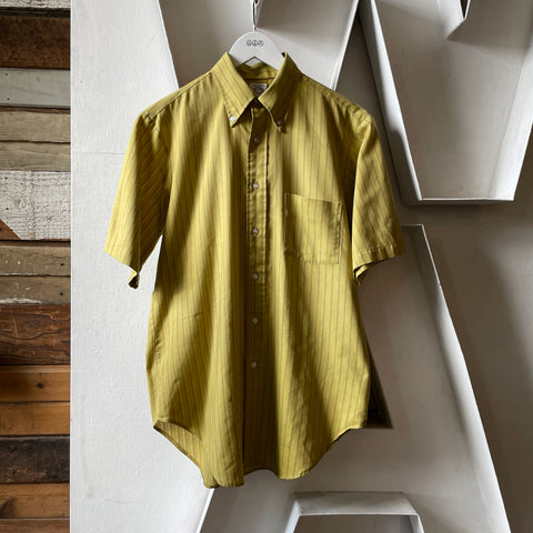 60’s Arrow Striped Button Down - Medium