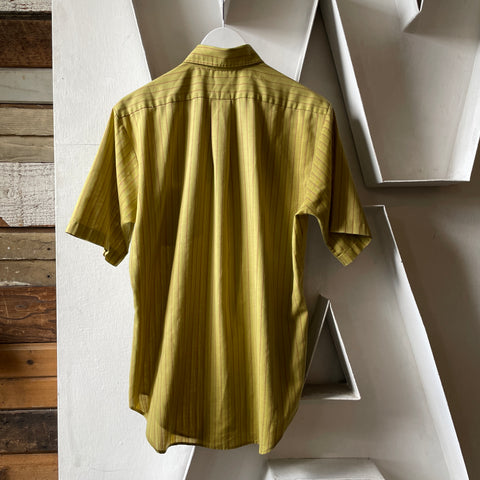 60’s Arrow Striped Button Down - Medium