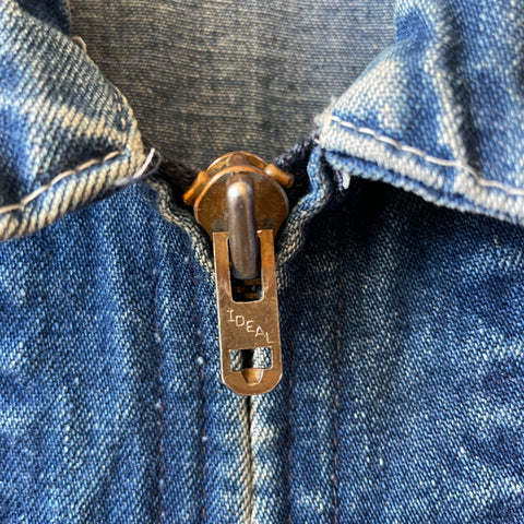 70’s Osh Kosh Denim Zip-Up Jacket - Large