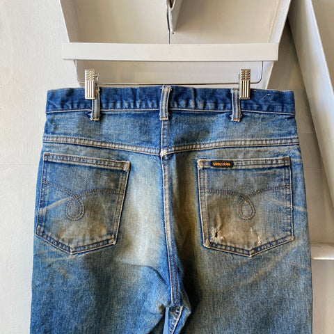 80's Key Saddle King Denim - 32" x 33"