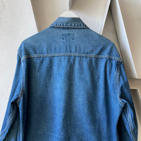 70’s Osh Kosh Denim Zip-Up Jacket - Large
