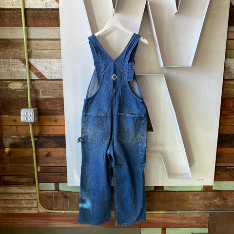 80's Big Mac Denim Overalls - 30"-32" x 25"