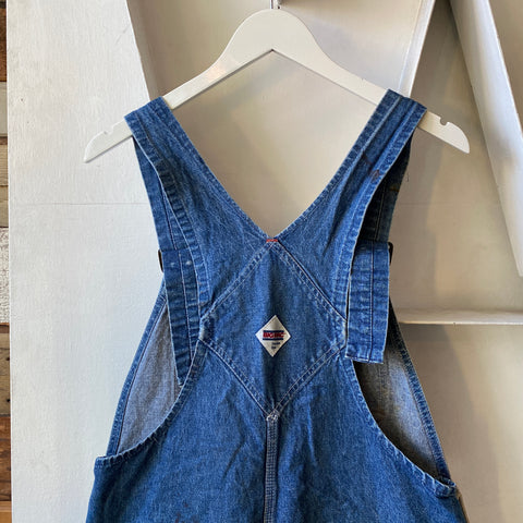 80's Big Mac Denim Overalls - 30"-32" x 25"