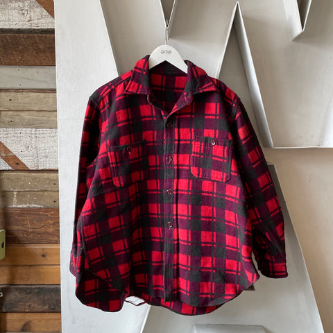 60's Heavy Cotton Flannel - Large