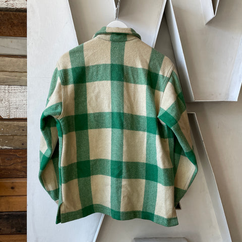 70’s Plaid Wool Jacket - Medium