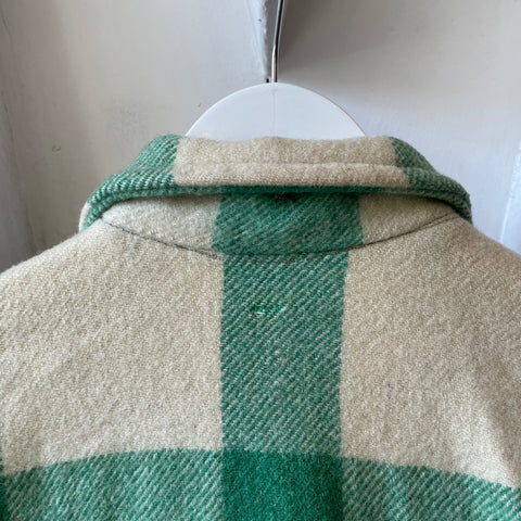 70’s Plaid Wool Jacket - Medium
