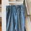 80’s Light Wash Lee Boot Cut Denim - 34" x 30"