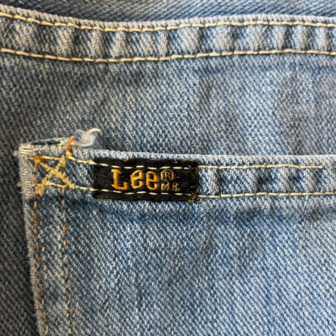 80’s Light Wash Lee Boot Cut Denim - 34" x 30"