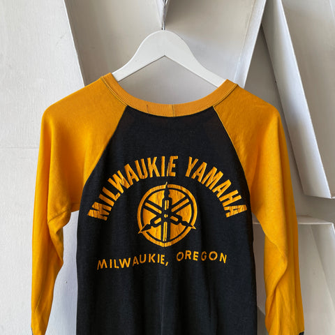 70’s Yamaha Blue Bar Jersey Tee - Small