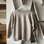 60s Grey Raglan Sweat - Medium