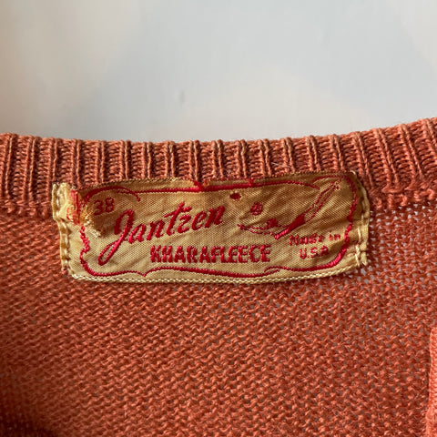40's Jantzen Button-Up Sweater - Medium