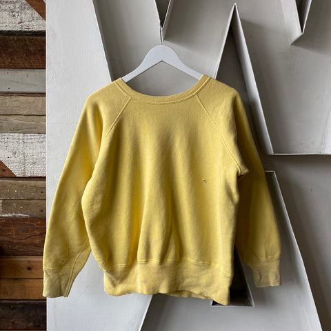 60's Yellow Raglan Sweat - XL