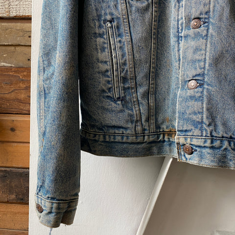 80's Blanket Lined Levi's Denim Jacket - Large