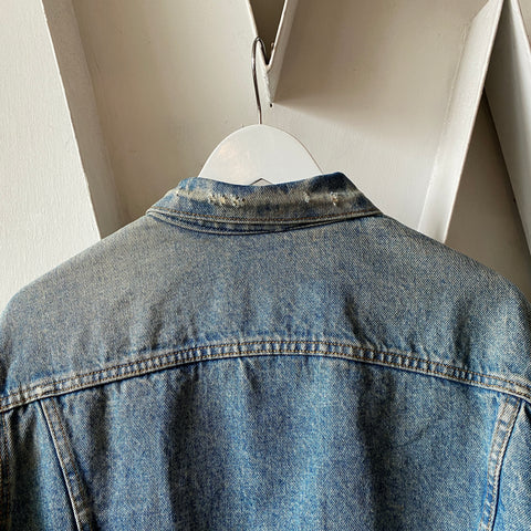 80's Blanket Lined Levi's Denim Jacket - Large