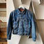 80's Flannel Lined Levi's Denim Jacket - Medium