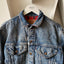 80's Flannel Lined Levi's Denim Jacket - Small