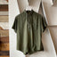 60's Quarter Button Shirt - Large