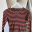 80’s Striped Thermal Tee - XS