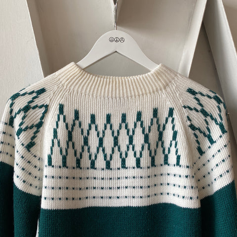 70's JC Penney Acrylic Sweater - Small