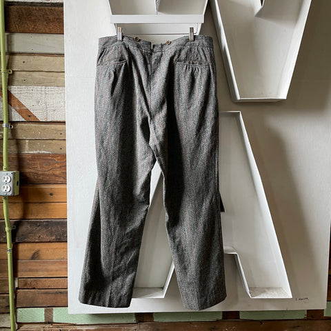 40’s Salt and Pepper Trousers - 36” x 29”