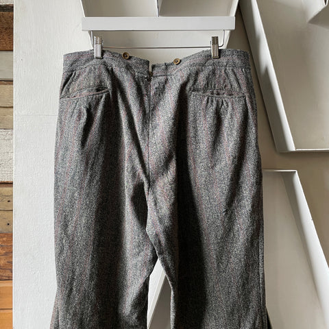 40’s Salt and Pepper Trousers - 36” x 29”
