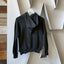 80’s Black Hooded Sweatshirt- Small