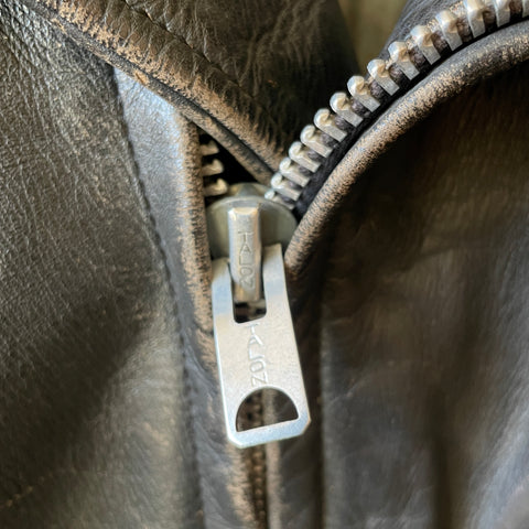 80’s Brent Motorcycle Leather Jacket - Large