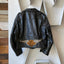 80’s Brent Motorcycle Leather Jacket - Large
