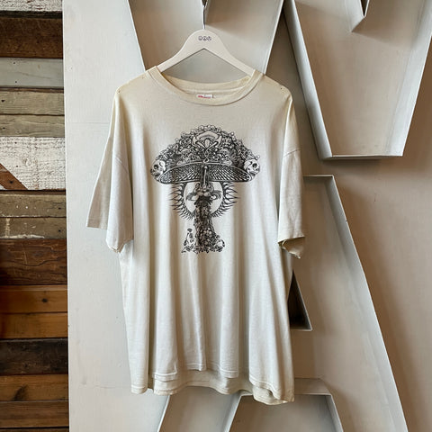 90’s Psychedelic Mushroom Tee - XL