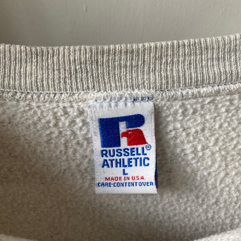 90's Kansas Russell Crewneck Sweatshirt - Large