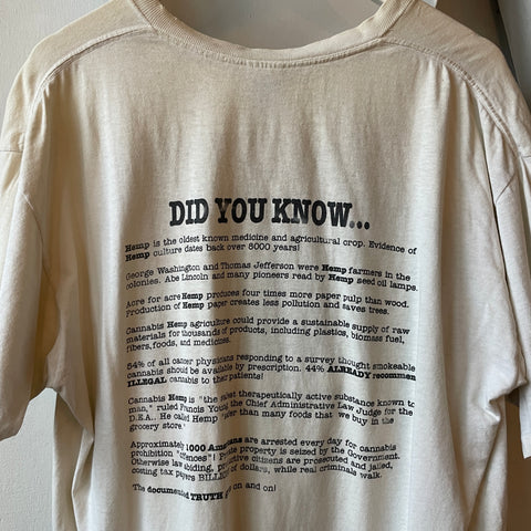 90’s Hemp Tee - XL