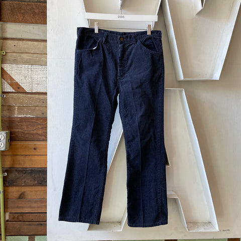 70’s Plain Pockets Corduroy Trousers - 31" x 28”
