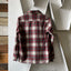 60’s Prescott Shadow Plaid Loop Collar - Medium