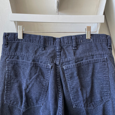 70’s Plain Pockets Corduroy Trousers - 31" x 28”