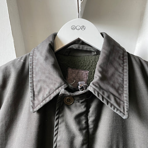 80’s Overdyed Black A2 Deck Jacket - Medium