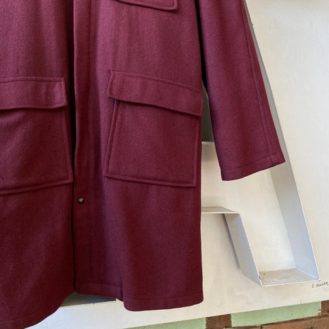 60’s Lined Wool Coat - Large