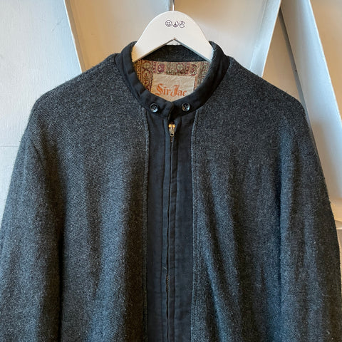 60’s Sir Jac Boxy Zip Sweater - Medium