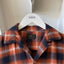 60’s Clybourne Plaid Loop Collar - Small