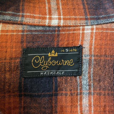60’s Clybourne Plaid Loop Collar - Small