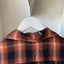 60’s Clybourne Plaid Loop Collar - Small
