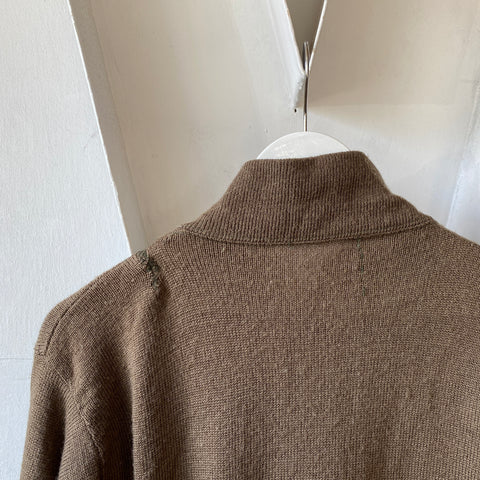 70's Mil-Spec Henley Sweater - Medium