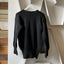 60’s Black Wool Sweater - Large