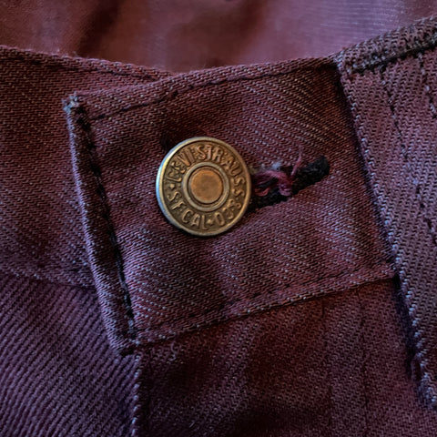 60’s Big E Levi’s Overdyed Trousers - 30” x 30”