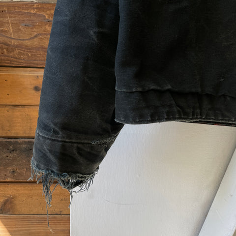 90’s Carhartt Faded Black Detroit Jacket - XL